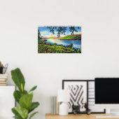 Poster Vue routière d'état de Bluff Point (Bureau à domicile)