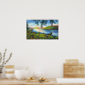 Poster Vue routière d'état de Bluff Point (Cuisine)