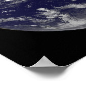 Poster Vue satellite de la Terre (Coin)