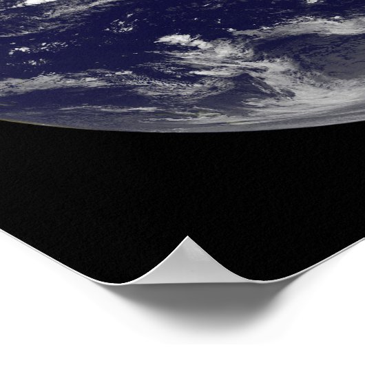 Poster Vue satellite de la Terre (Coin)