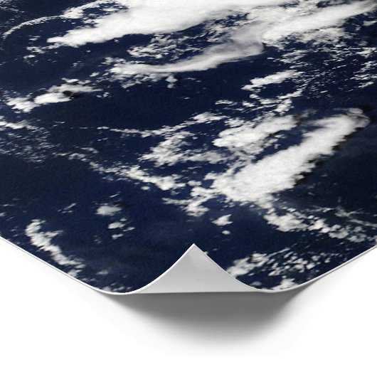 Poster Vue satellite des fuites d'huile 2 (Coin)