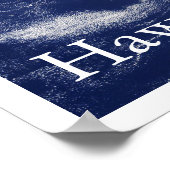 Poster Vue satellite des îles Hawaii (Coin)