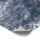 Poster Vue satellite du brouillard volcanique (Coin)