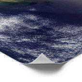 Poster Vue satellite du sud-est des États-Unis (Coin)