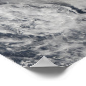 Poster Vue satellite d'un panache de cendre 2 (Coin)