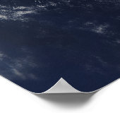 Poster Vue satellite d'une marée noire (Coin)