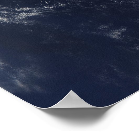 Poster Vue satellite d'une marée noire (Coin)