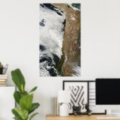 Poster Vue satellite sur les montagnes des Andes (Bureau à domicile)