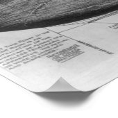 Poster Vue schématique du navire Wellman (Coin)