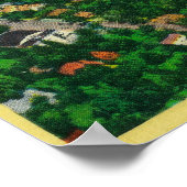 Poster Vue Skyliner en direction sud sur Ashland, OR (Coin)