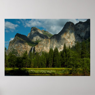 Poster Vue Spectaculaire De La Vallée De Yosemite Depuis 