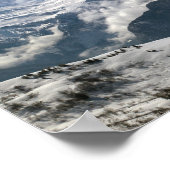 Poster Vue spectaculaire sur le Mont Blanc (Coin)