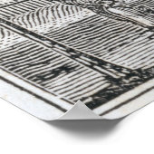 Poster Vue sud de la State House à Boston (Coin)