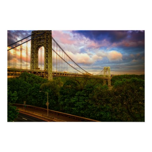 Poster Vue sud - ouest de Manhattan (Devant)