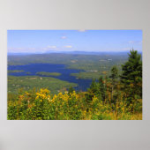 Poster Vue Sunapee du lac Mount Sunapee (Devant)