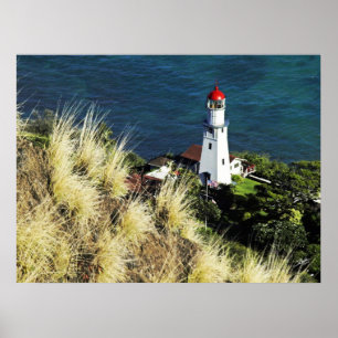 Poster Vue supérieure principale de diamant du phare 3