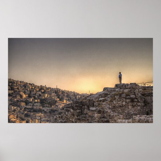 Poster Vue sur Amman (Devant)