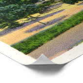 Poster Vue sur Coles Hill et Plymouth Rock Portico (Coin)