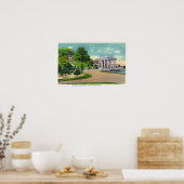 Poster Vue sur Coles Hill et Plymouth Rock Portico (Cuisine)