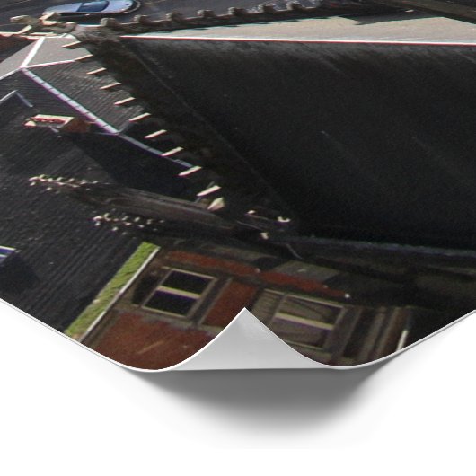 Poster Vue sur Dinant et la Meuse, Belgique (Coin)