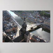 Poster Vue sur Dinant et la Meuse, Belgique (Devant)