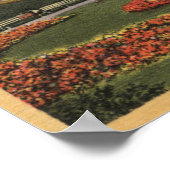 Poster Vue sur Golden Gate Park & Conservatory (Coin)