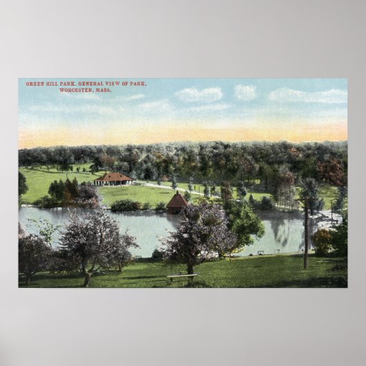 Poster Vue sur Green Hill Park (Devant)