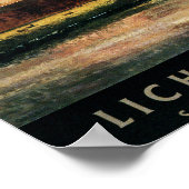 Poster Vue sur la cathédrale de Lichfield (Coin)