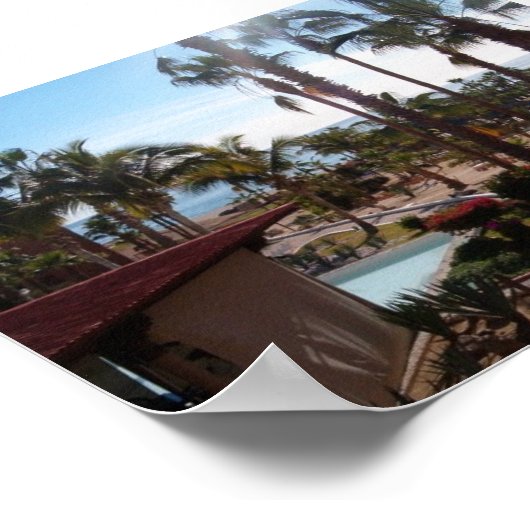 Poster Vue sur la chambre de l'hôtel Cabo (Coin)