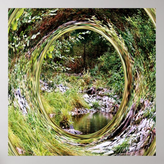 Poster Vue sur la crique.... (Devant)