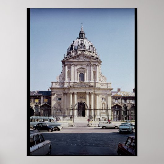 Poster Vue sur la façade de Val-de-Grace (Devant)
