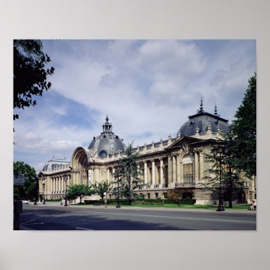 Poster Vue sur la façade du Petit-Palais (Devant)
