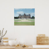 Poster Vue sur la façade Est du Château de Maisons (Cuisine)