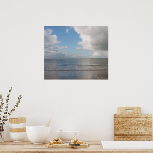 Poster Vue sur la mer (Cuisine)