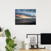 Poster Vue sur la mer - coucher de soleil (Bureau à domicile)