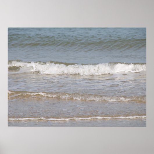 Poster Vue sur la mer - Eau (Devant)