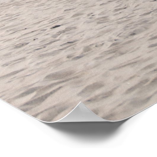 Poster Vue sur la mer - plage (Coin)