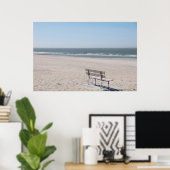 Poster Vue sur la mer - plage (Bureau à domicile)