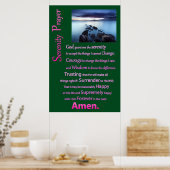 Poster Vue Sur La Mer Prière De Sérénité (Cuisine)