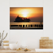 Poster Vue sur la mer - salutations de la mer (Cuisine)