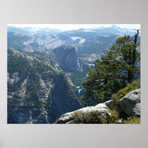 Poster Vue sur la montagne Yosemite dans le parc national