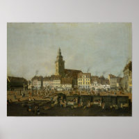 Vue sur la Neue Markt avec St. Mary's