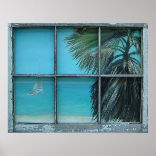 POSTER VUE SUR LA PLAGE 2 (Devant)