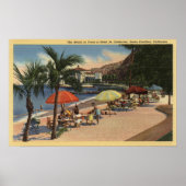 Poster Vue sur la plage en face de l'hôtel St. Catherine (Devant)