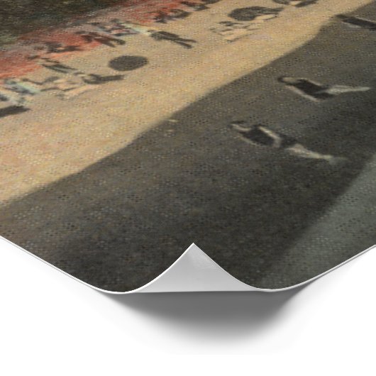 Poster Vue sur la plage et l'hôtel Redondo (Coin)