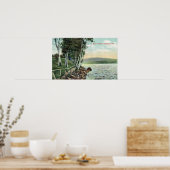 Poster Vue sur la rive du lac (Cuisine)