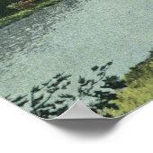 Poster Vue sur la rivière Genesee (Coin)