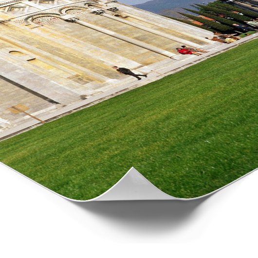 Poster Vue sur la tour penchée (Coin)