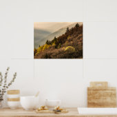 Poster Vue sur la vallée d'Oconaluftee | Caroline du Nord (Cuisine)