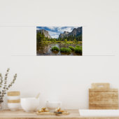 Poster Vue sur la vallée du parc national Yosemite (Cuisine)